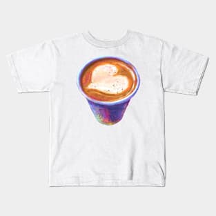 Heart Coffee To Go Kids T-Shirt